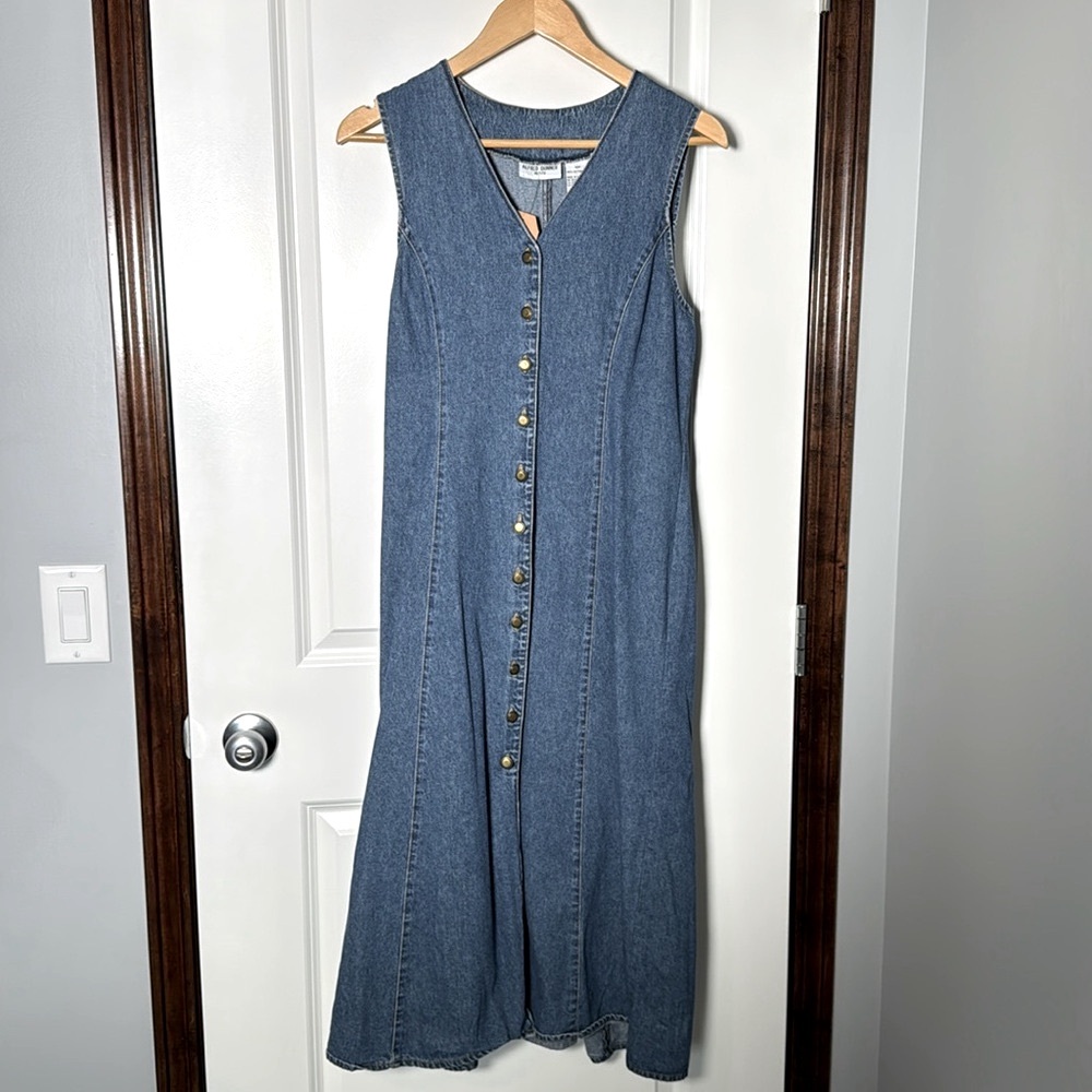 Alfred Dunner Vintage Denim Dress 12P